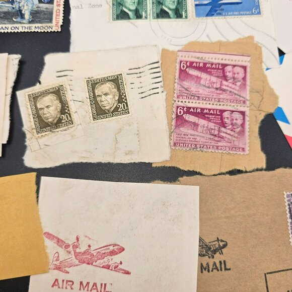 Vintage Air Mail Envelopes & Stamps United States Military and Air Mail LI3040 - Picture 9 of 10